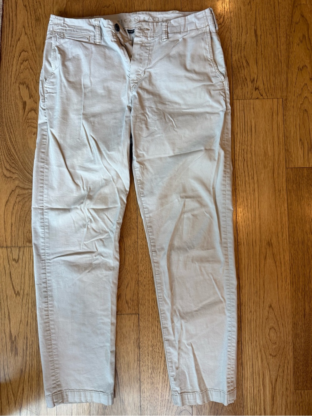 American Eagle Outfitters Light Beige Flex Chino Pants